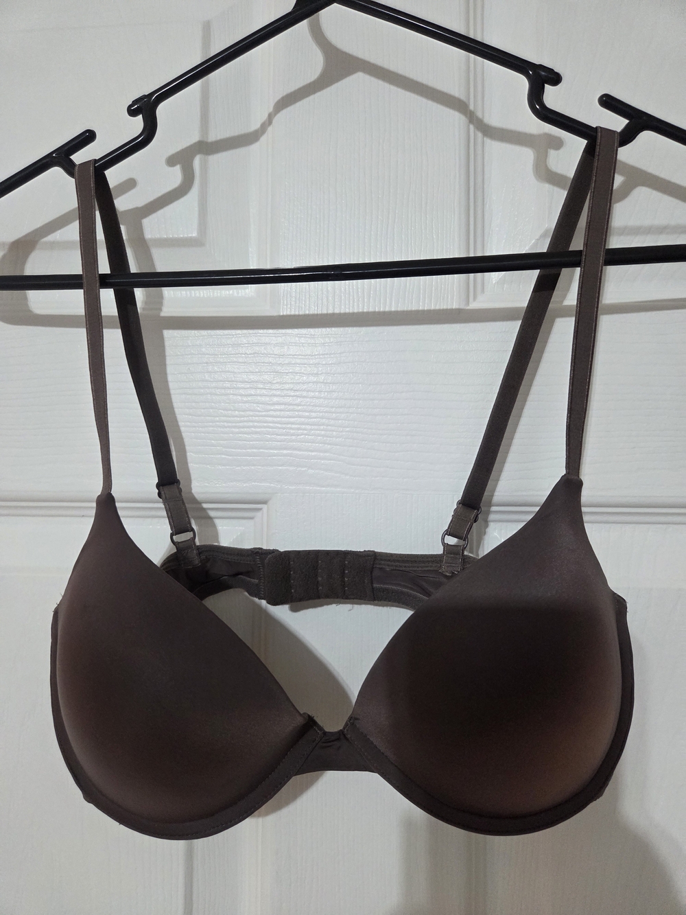 Calvin Klein Dark Brown Smooth T-Shirt Bra, 32d